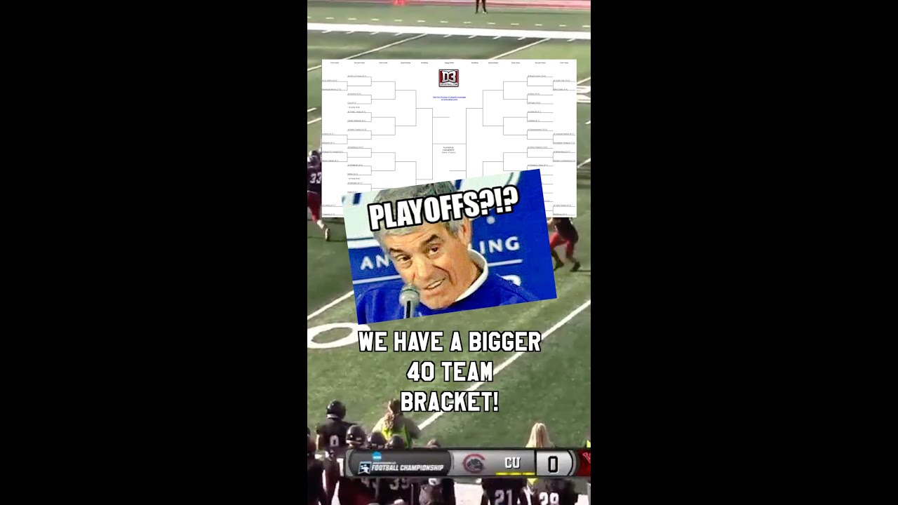 How D3 Football Playoffs Work YouTube