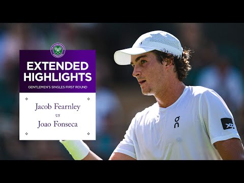 Fonseca Magic! | Jacob Fearnley v Joao Fonseca | Extended Highlights | Wimbledon 2025