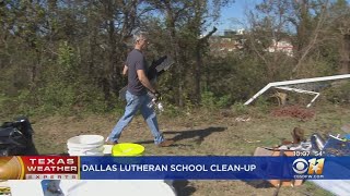 Over 160 Volunteers Come Out To Help Cleanup Storm Damage At Dallas Lutheran School screenshot 3