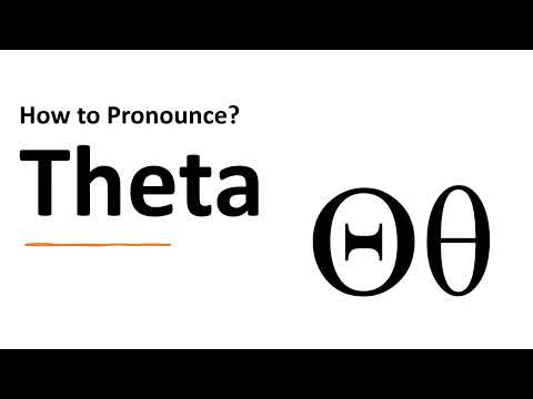 How to Pronounce THETA (Greek Letter Θ, θ)