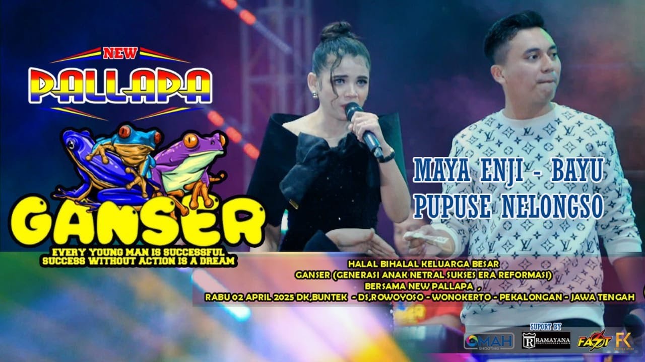 PUPUSING NELONGSO - BAYU PRATAMA ft MAYA ENJI (NEW PALLAPA LIVE GANSER 2025)