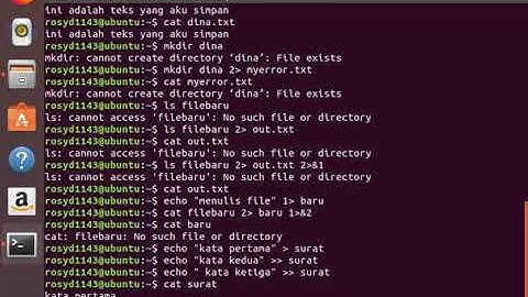 Operasi input output