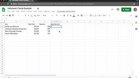 Google Sheets Division