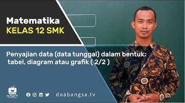 Matematika Kelas 12 - Penyajian data (data tunggal) dalam bentuk: tabel, diagram atau grafik ( 2/2 )