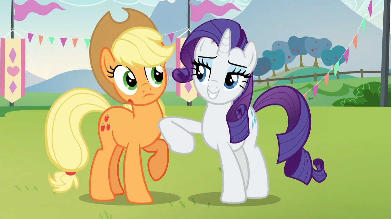 Rarity & Applejack - Ooh, you got hoofsies from Countess 