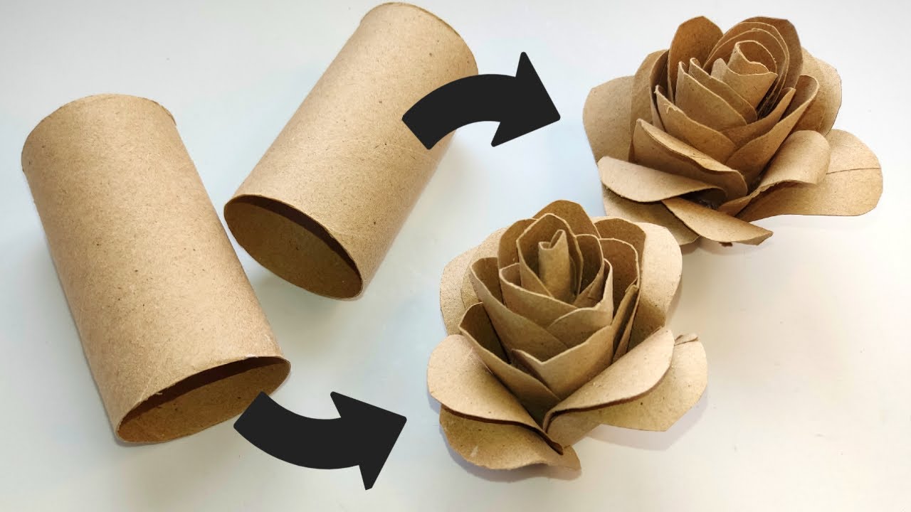 Easy Toilet Paper Roll Flower Painting - Welcome To Nana's