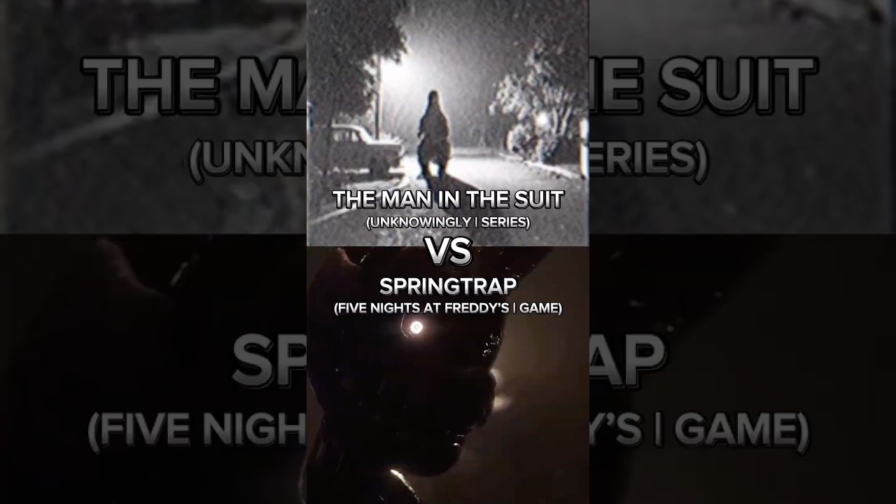 The Man In The Suit (Unknowingly) VS Springtrap (FNAF) #vsbattle - YouTube