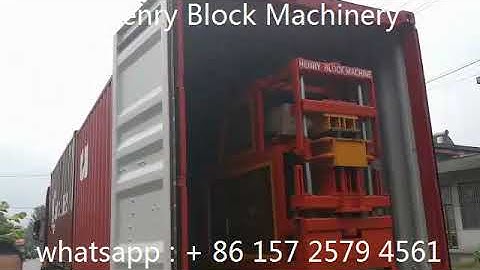 load the HR2 -10 clay interlocking lego brick making machine