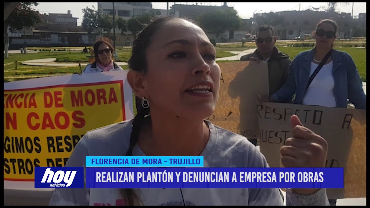 videos peruanos comicos Realizan plantón y denuncian a empresa por obras