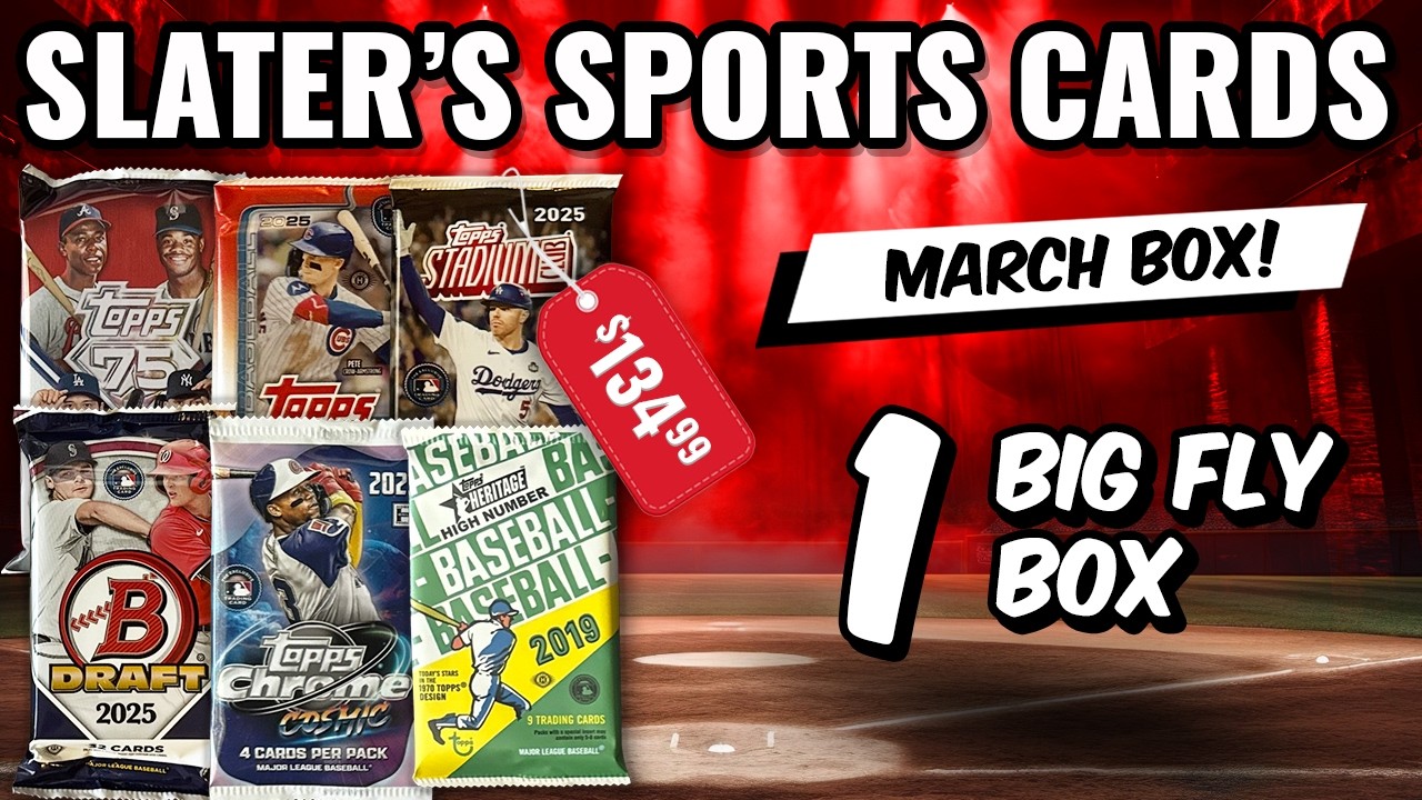 🚨SOLID HITS!!🚨 MARCH BIG FLY BOX FROM SLATER’S SPORTS CARDS