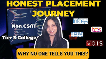My Honest Placement Journey | storytime | #tcs #infytq #vois #ltimindtree