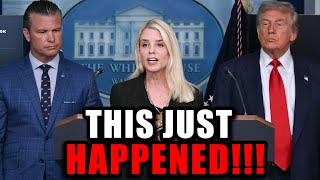 Pam Bondi Makes Shocking Announcement Everyone Is Speechless