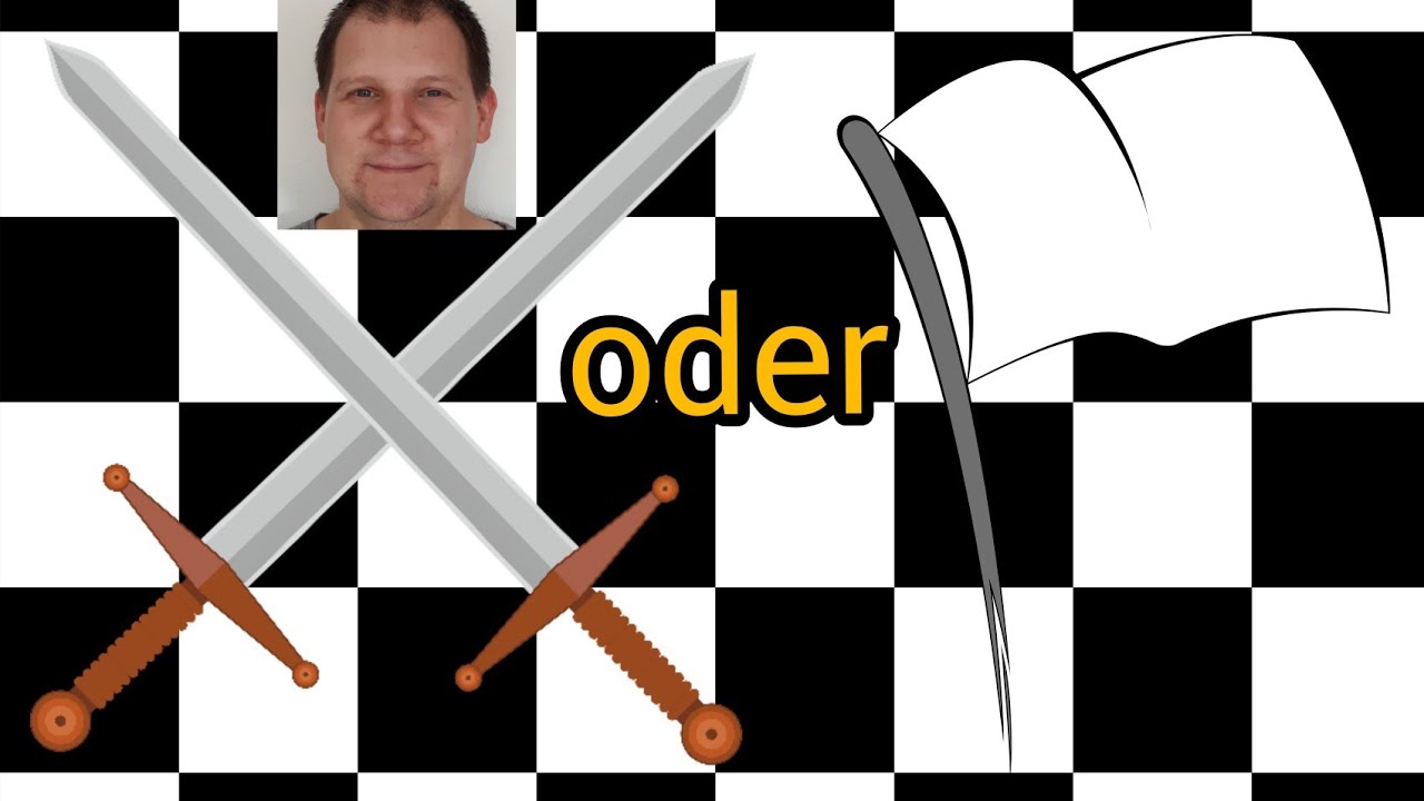 Schach Anfänger Tipp - Wann soll ich aufgeben? || Partiebeispiel vom Netzkaiser || Schlüssig erklärt