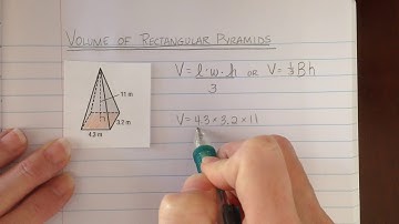 Volume of Rectangular Pyramids