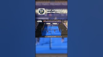 Most outrageous padel point ever?