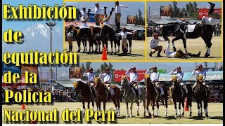 Exhibición de equitación de la Policía Nacional del Perú (19/08/2018)