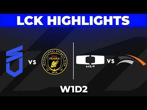 LCK Higlights ALL GAMES Week 1 Day 2 | LCK 2026 Rounds 3-4
