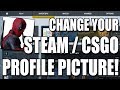 How To Edit Steam Profile Avatar/ Picture & Nickname In CSGO