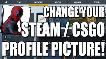How To Edit Steam Profile Avatar/ Picture & Nickname In CSGO