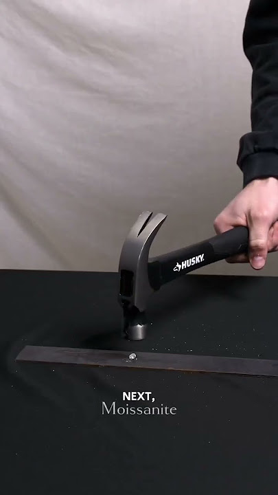 Diamond Durability Test | Hammer Smash #durabilitytest #labdiamond #moissanite #cubiczirconia