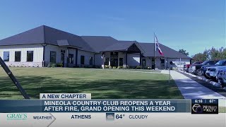 Mineola Country Club reopens its doors a year after fire destroyed previous building