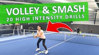 20 Volley & Smash Drills 🔥 High Intensity Practice For Advanced Players screenshot 3