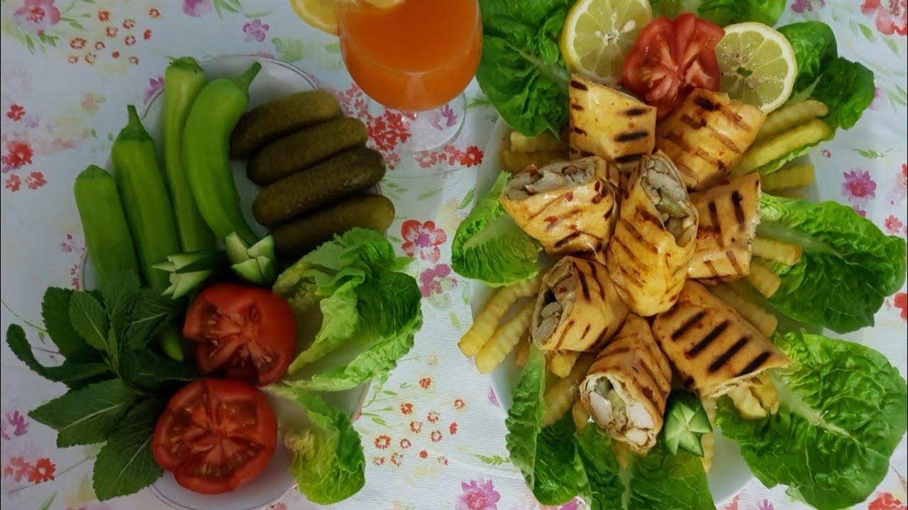 delicious Homemade shawarma recipe with smoky flavor , Döner recipe in a briefly way 🌮😋👌