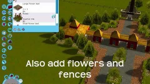 RCT3 - Tutorial: How to Make a Park Entrance