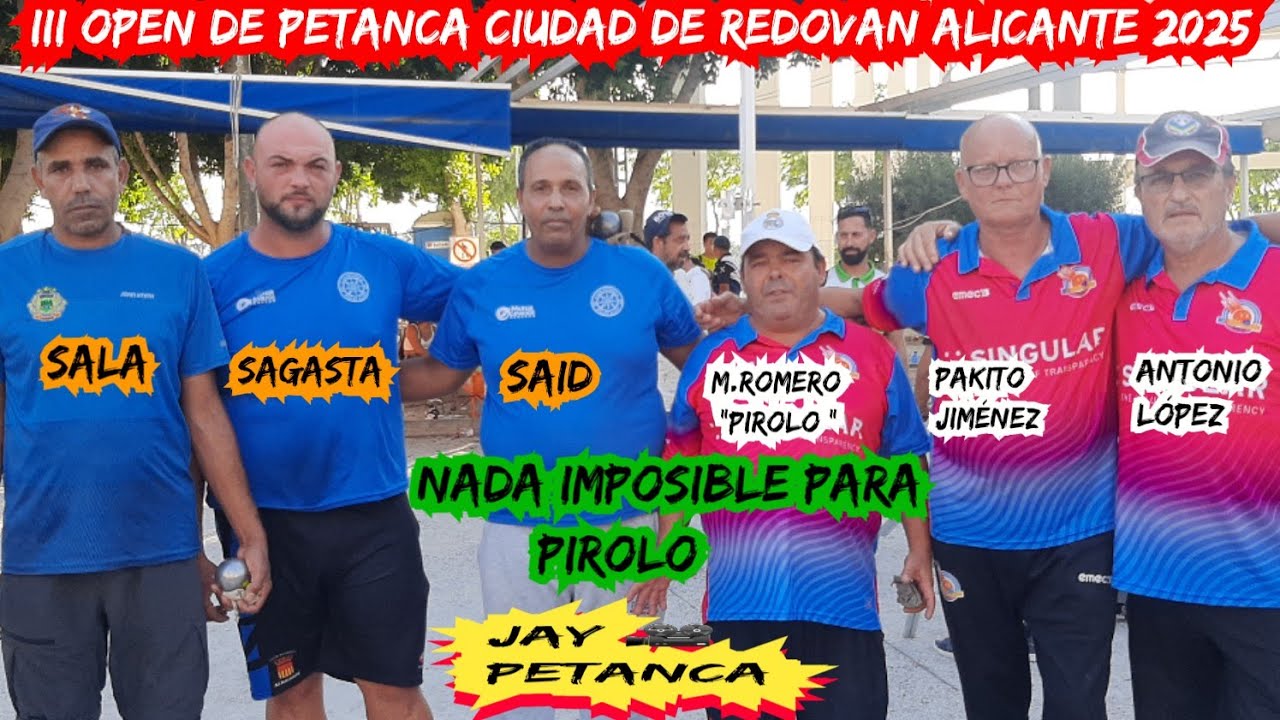 III OPEN DE PETANCA CIUDAD DE REDOVAN ALICANTE 2025