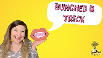 How to Teach Bunched R in Speech Therapy - Vocalic R Trick