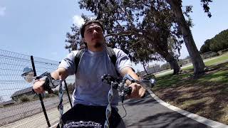 Cruising it at the park: Electric Lowrider Bike
