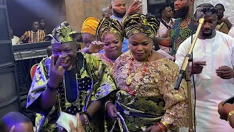 AJANBADAN & HIS WIVES TAKEOVER MALAIKA STAGE AT HIS 50TH BIRTHDAY CELEBRATION 