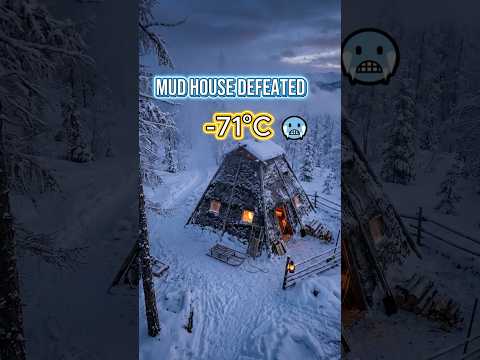 How the Yakut Built Mud Houses to Survive the Coldest Winters At  71°C