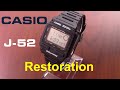 1988 Casio J-52 Walking Watch Restoration