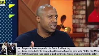 Get Up Espn: Jay Williams doesn't believe Draymond Green should've been suspended For Game 3