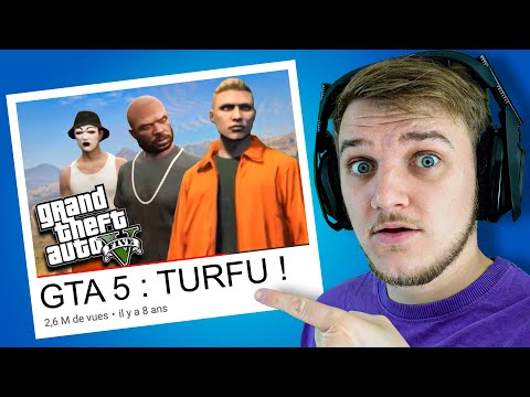 JE RÉAGIS À MES ANCIENNES VIDÉOS ! (Turfu GTA 5)