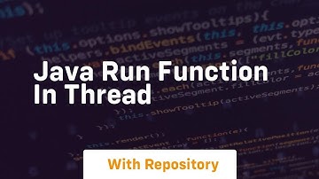 java run function in thread