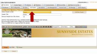 Using Site Config and Site Styles to customize your community website screenshot 4