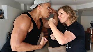 FIGHTING MY OWN MOM!! (PRANKED HER)