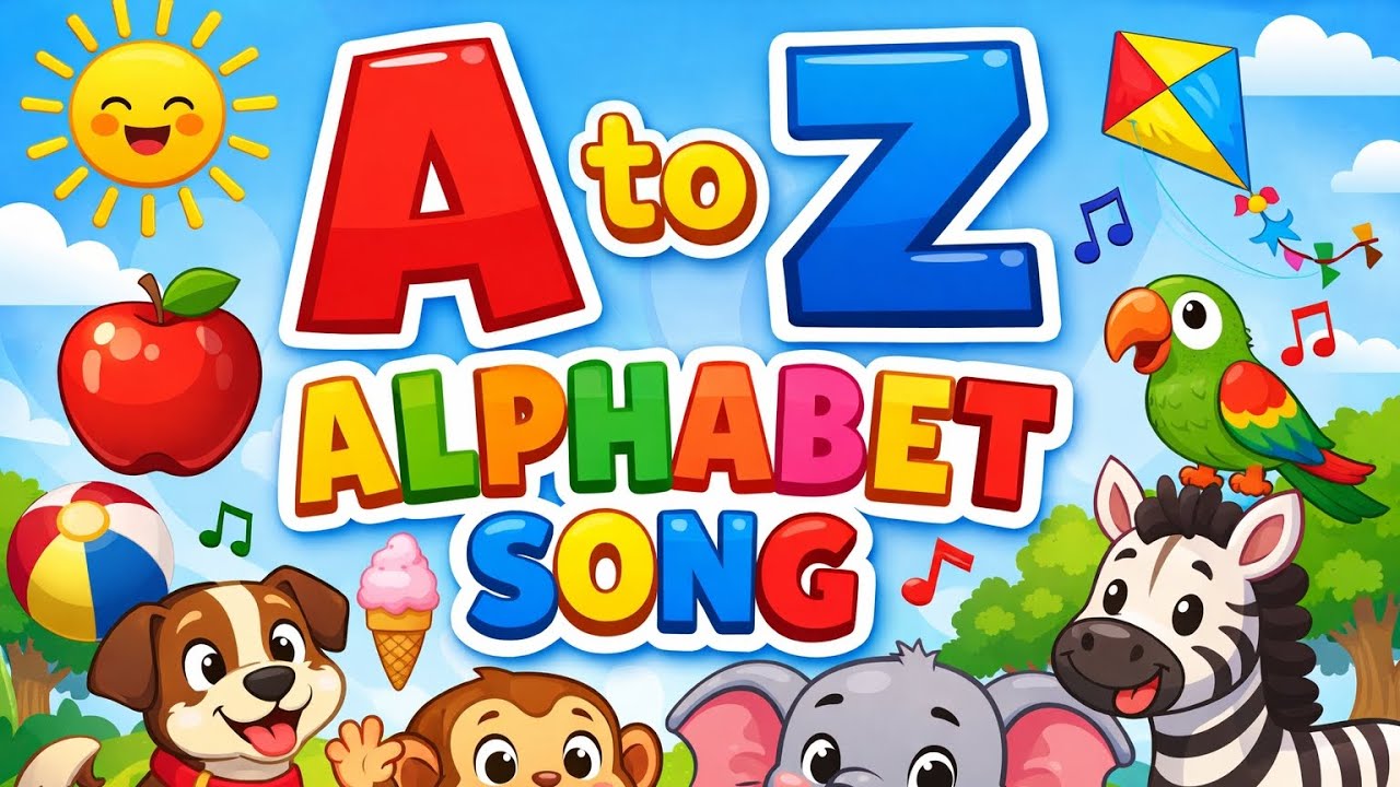 A to Z Alphabet Song for Kids | ABC Learning Rhymes | Fun & Easy ...
