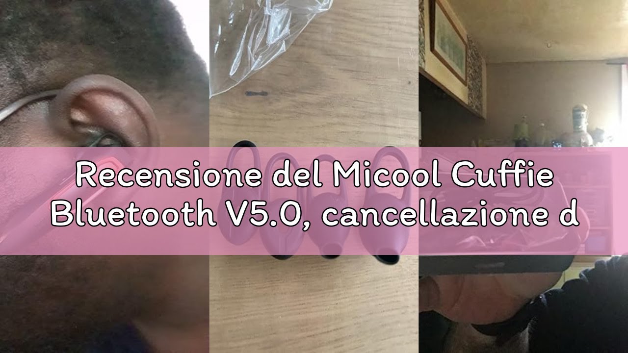 Recensione del Micool Cuffie Bluetooth V5.0, cancellazione del rumore, vivavoce, Bluetooth, 30 ore d