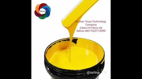 narrow web flexo printing ink