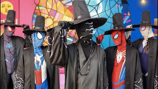 Download Lagu 5 SPIDER-MAN Bros Confront Base Invaders – Saja Boy MP3