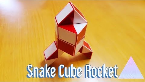 Rocket | How to make a Rocket with Snake Cube| 24 pieces |Rubik