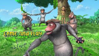 Monkey's calling Mowgli to Play | Jungle Book | Poem in Hindi | Mowgli poem @powerkidsrhymes250