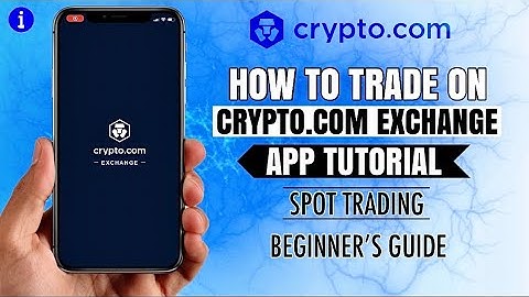 How to TRADE on CRYPTO.COM Exchange for BEGINNERS | Spot Trading Tutorial