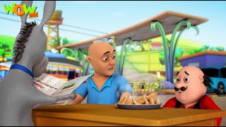 john hire donkey trainer motu patlu new hindi cartoon motu patlu vs john spot