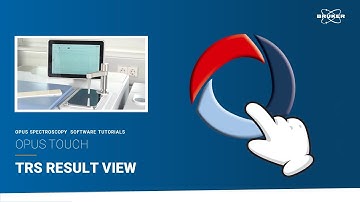 Time-Resolved Spectroscopy (TRS) Result View | OPUS TOUCH Tutorial | Advanced Functions #17