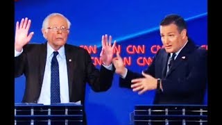 Bernie Destroys Ted Cruz In Tax Debate