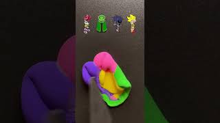 Guess the mixed colors of Sonic EXE’s Characters #colormixing #satisfying #oddlysatisfying #sonicexe